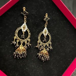 Indian Pakistani jhumka for shaadi mehndi earrings